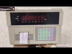 Chỉ số máy cân kỹ thuật số công nghiệp Yaohua A9P với máy in tích hợp cho cân xe tải