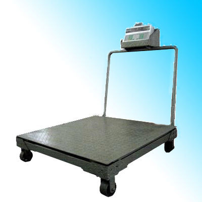 Cân sàn 1x1m 1ton Cân kỹ thuật số Cân có bánh xe Chỉ báo XK3190-A12E