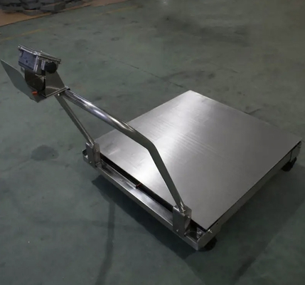 Cân sàn 1x1m 1ton Cân kỹ thuật số Cân có bánh xe Chỉ báo XK3190-A12E