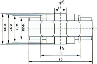 Nhôm chống ăn mòn Tế bào tải đơn điểm 30KN