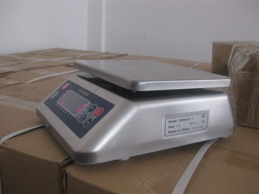 Giao diện RS232 Máy cân điện tử có thể sạc lại chảo 3kg ABS