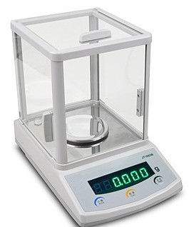 Cân bằng điện tử 300g 1mg với đĩa thép không gỉ