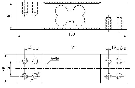 Nền tảng Cân điểm duy nhất Cân trọng lượng tế bào