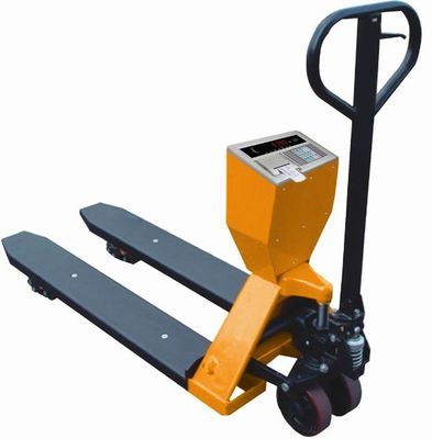 Bột thép bọc tay vận hành Pallet xe tải với quy mô trọng lượng