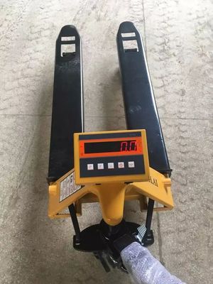Bột thép bọc tay vận hành Pallet xe tải với quy mô trọng lượng