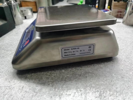 30kg Super ss Điện tử kỹ thuật số chống nước IP68 Scale trọng lượng Thép không gỉ Scale bàn cân số
