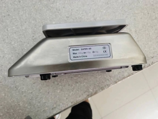 Đường cân điện tử kỹ thuật số chống nước Đường cân kỹ thuật số bàn cân ghế dự bị thép không gỉ Super-ss 15kg