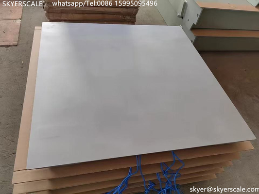 Độ chính xác cao 1.2x1.2m 3 tấn thép không gỉ cân sàn kỹ thuật số