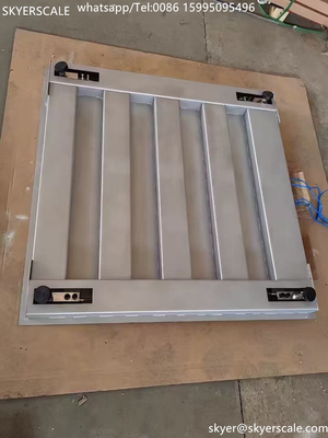 Độ chính xác cao 1.2x1.2m 3 tấn thép không gỉ cân sàn kỹ thuật số