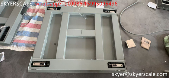 Đồ cân đơn bàn 1.2x1.2m-3t Đường cân kỹ thuật số không hố Đường cân sàn nền tảng điện tử