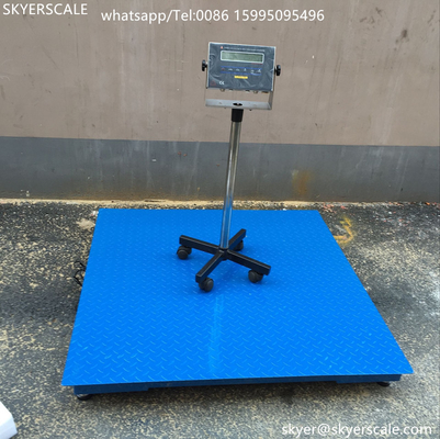 1.2x1.2m 2Ton Machine Wire Platform Industrial Digital Weighing Scale với loại màn hình A12