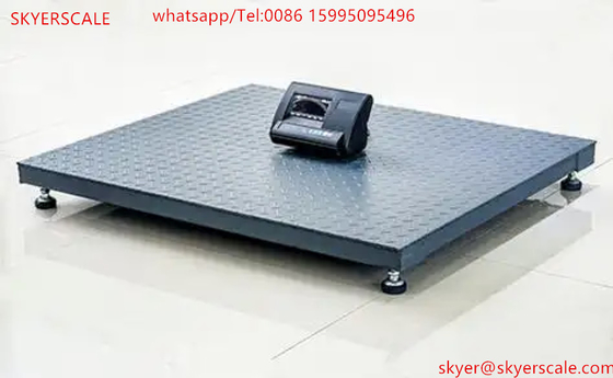 1.2x1.2m 2Ton Machine Wire Platform Industrial Digital Weighing Scale với loại màn hình A12