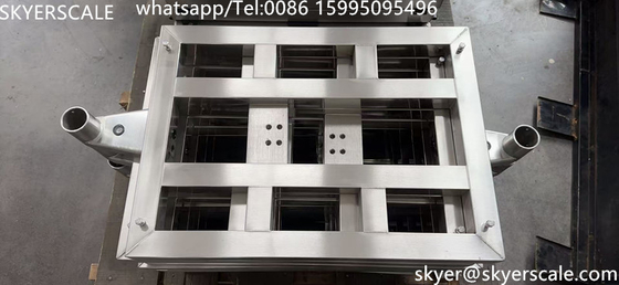 Kho lưu trữ 600x700 800kg Scale Inox Platform Stainless Steel