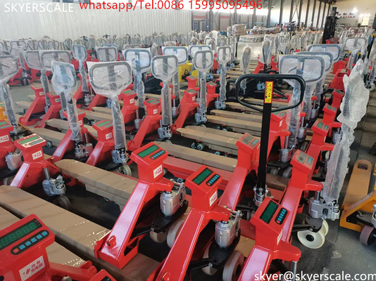 3000kg cân bằng tay xe tải pallet tay thủy lực với cân nặng