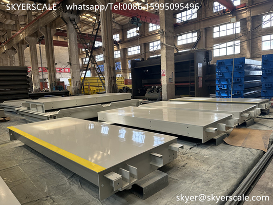 Đường cân xe tải nặng 18m với tải trọng 100t và thiết kế tùy chỉnh