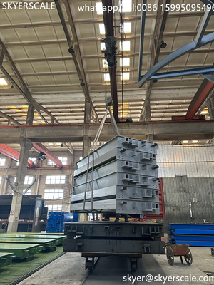 Đường cân tùy chỉnh 18 mét 100 tấn Trọng lượng xe hạng nặng Đường cân xe tải