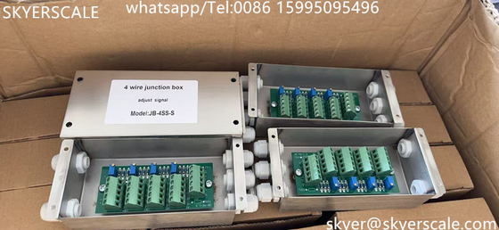 Thép không gỉ 4 Way Load Cell Digital Summing Junction Box