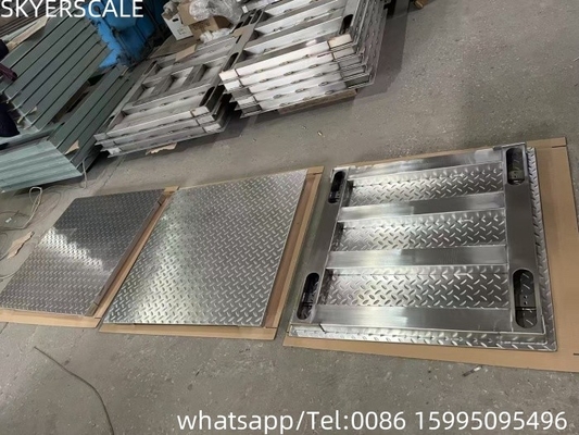 Công dụng nặng 304 loại sàn thép không gỉ cân số OIML 1 tấn 3t 5 tấn cân sàn
