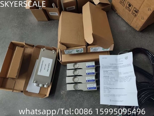 ZEMIC BM8D Đường cắt thép thép không gỉ pin chịu nước 1000kg Đường cân nền tảng Scale Load Cell Weighing Sensor