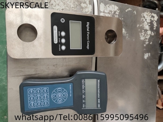 Kiểm tra lực lượng 50 tấn Điện thoại không dây Load Cell Tension Links Dynamometer