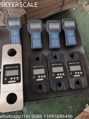 Kiểm tra lực lượng 50 tấn Điện thoại không dây Load Cell Tension Links Dynamometer
