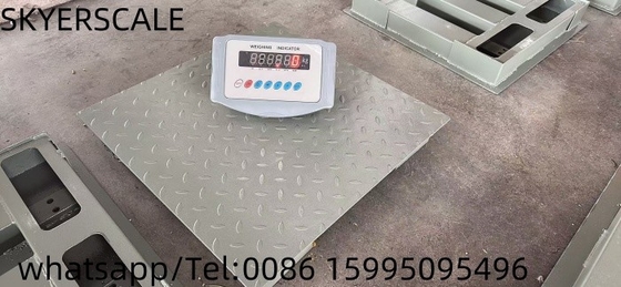 Carbon Steel nền tảng sàn cân 1.22x1.22m 3t với chỉ số cân XK315A1X