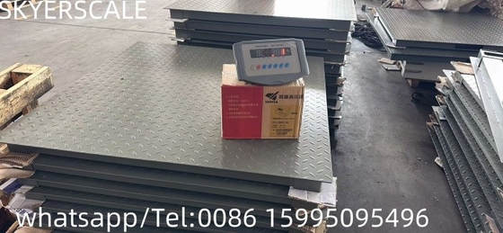 Carbon Steel nền tảng sàn cân 1.22x1.22m 3t với chỉ số cân XK315A1X