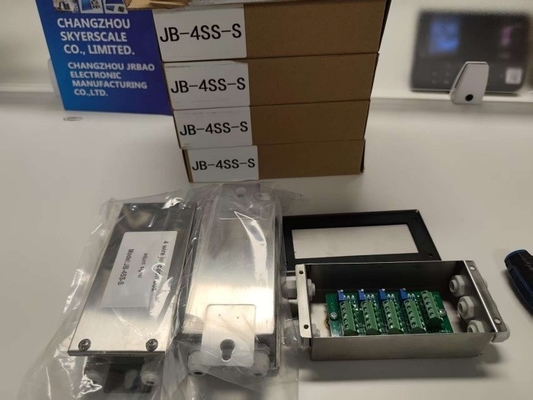 Đường cân trọng lượng sàn 4 Loadcell Weighing Inox Junction Box
