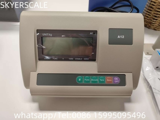 150kg Stainless Steel cân nền tảng cân với XK3190-A12 chỉ số LCD