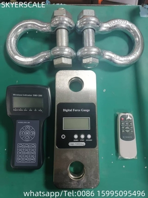 LCD Digital Wireless Tension Load Cell Dynamometer Crane Scale Load Cell 10 tấn