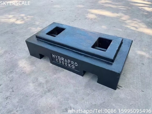1000kg Trọng lượng thử nghiệm Đồng trọng lượng sắt đúc Đàn trọng thử nghiệm cho cần cẩu