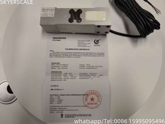 100kg Load Sensor Cells Zemic Brand cho cân sàn cân công nghiệp