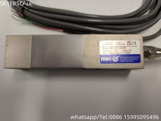 ZEMIC H8C 1 tấn lớp C3 lớp cắt đứt Beam Load Cell Transducer OIML NETP Sensor cho cân