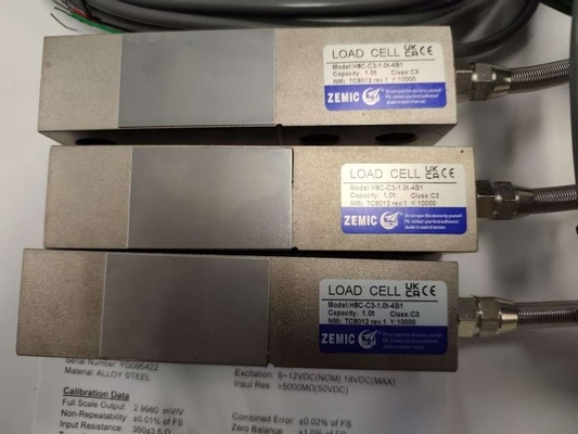 ZEMIC H8C 1 tấn lớp C3 lớp cắt đứt Beam Load Cell Transducer OIML NETP Sensor cho cân