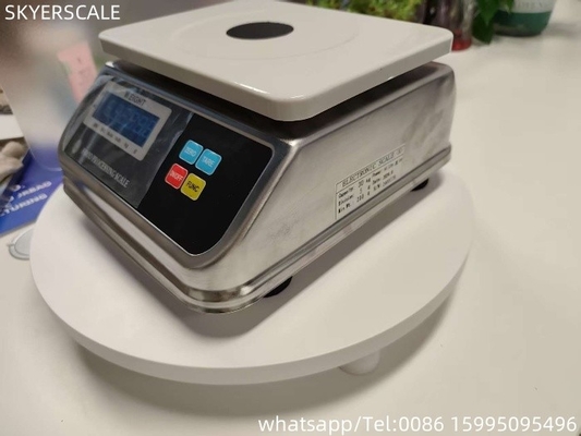 15kg thép không gỉ Đường cân điện tử chống nước IP68