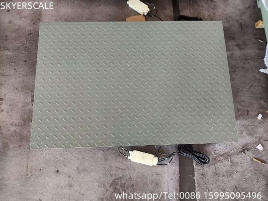 Thép nhẹ 0,8mx1,2m Nền tảng 3Ton cân nặng nặng Scale sàn công nghiệp