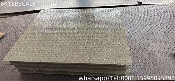 Đường cân sàn công nghiệp 1.2x2m với tải trọng 3000 kg và màn hình LED / LCD