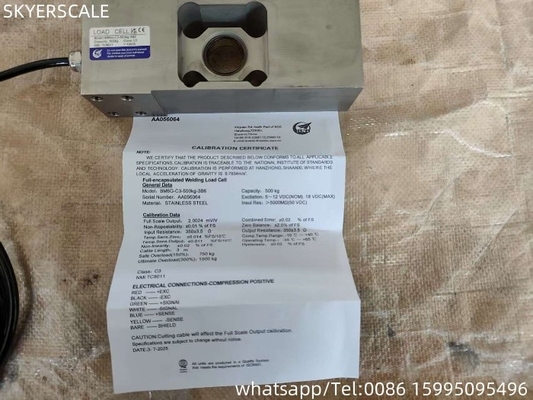 BM6G 500kg Load Cell ZEMIC Single Point Sensor OIML được chấp thuận cho cân điện tử