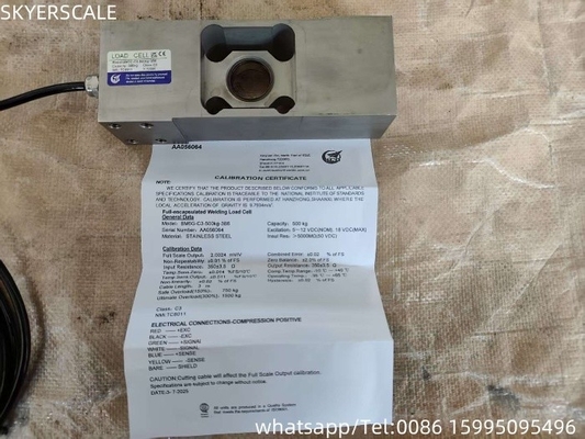 IP68 pin tải chống nước Thép không gỉ zemic BM6G 50kg 100kg 300kg 500kg