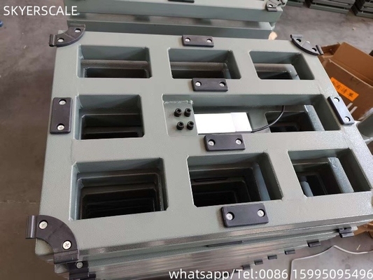 60x60cm 300kg Đường cân ghế bành di động Đường cân nền tảng thép cacbon