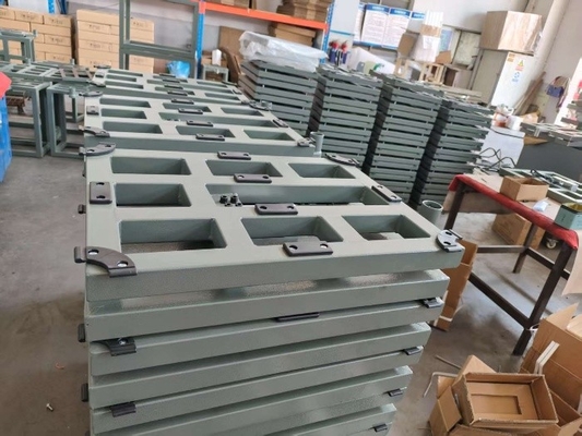 Thép carbon kỹ thuật số 50x50xm 500kg Platform Scale Bench Scale With A12E Weighing Indicator
