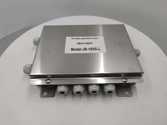 Không thấm nước lớp IP67 thép không gỉ hộp kết nối 10 dây cho cây cân