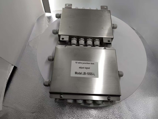 Không thấm nước lớp IP67 thép không gỉ hộp kết nối 10 dây cho cây cân