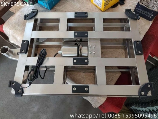304 thép không gỉ 80x80cm Bench Scale Inox Heavy Duty Platform Scale 800kg
