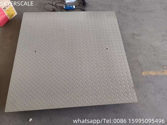 0.9x1.5m 2t Platform Scale Carbon Steel Electronic Weighing Scales Digital Floor Scale Công nghiệp