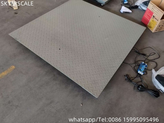 0.9x1.5m 2t Platform Scale Carbon Steel Electronic Weighing Scales Digital Floor Scale Công nghiệp