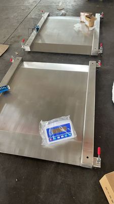 Công suất nặng Điện tử 304 Full Stainless Steel Platform Floor Scale 1.2x1.2m 3 Ton
