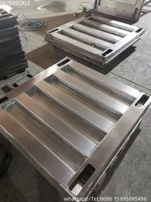 Công suất nặng Điện tử 304 Full Stainless Steel Platform Floor Scale 1.2x1.2m 3 Ton