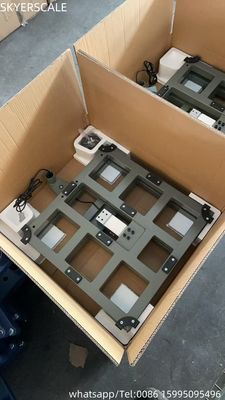 Đường cân nền tảng hạng nặng Đường cân điện tử số 500x500mm 300Kg Với đường sắt