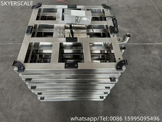 600x600mm 500kg 304 Đường cân nền tảng thép không gỉ đầy đủ